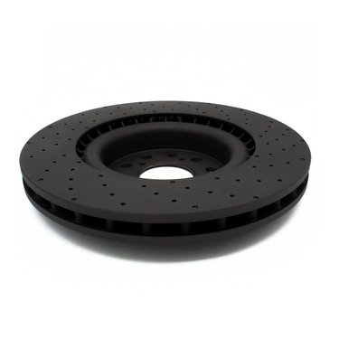 Dream Automotive Thermic Black Front Drilled Brake Discs | Honda Civic Type R | FK2/FK8 2.0T K20C1 | 2015+