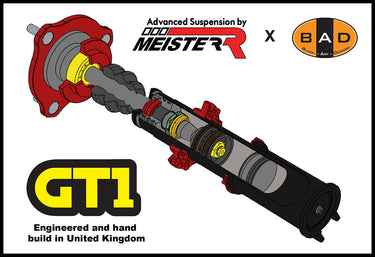 MeisterR GT1 Coilovers | Honda Civic Type R | FK8 2.0T K20C1 | 2017+