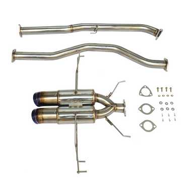 J's Racing | SUS Plus Dual Semi-Titanium 70RS Exhaust System J's Racing | SUS Plus Dual Semi-Titanium 70RS Exhaust System