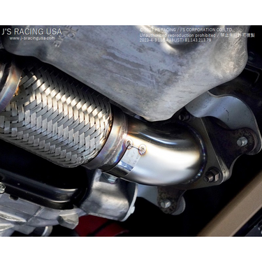 J's Racing | SUS Exhaust Plus Front Pipe 70F | Honda Civic Type R | FK8 K20C1 2.0T | 2017-2022