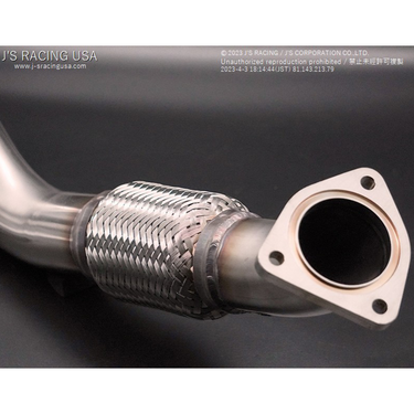J's Racing | SUS Exhaust Plus Front Pipe 70F | Honda Civic Type R | FK8 K20C1 2.0T | 2017-2022