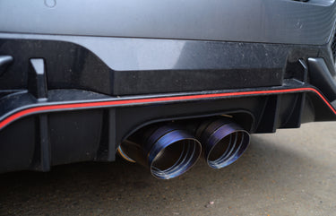 J's Racing SUS Exhaust Plus Dual Semi-Titanium 70RS Exhaust System | Honda Civic Type R | FK8 2.0T K20C1 | 2017+