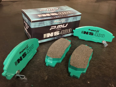 Project Mu Type NS400 Front Brake Pads | Honda Civic Type R | FK2/FK8 2.0T K20C1 | 2015+