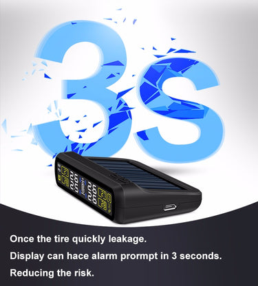 Careud 882 Wireless Solar Powered Tyre Pressure Monitoring System