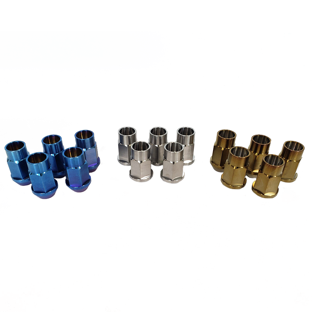 Type R Log Connector Rampage Titanium Cone Lug Nut Kit | Honda Civic Type R | FK8 2.0T K20C ...