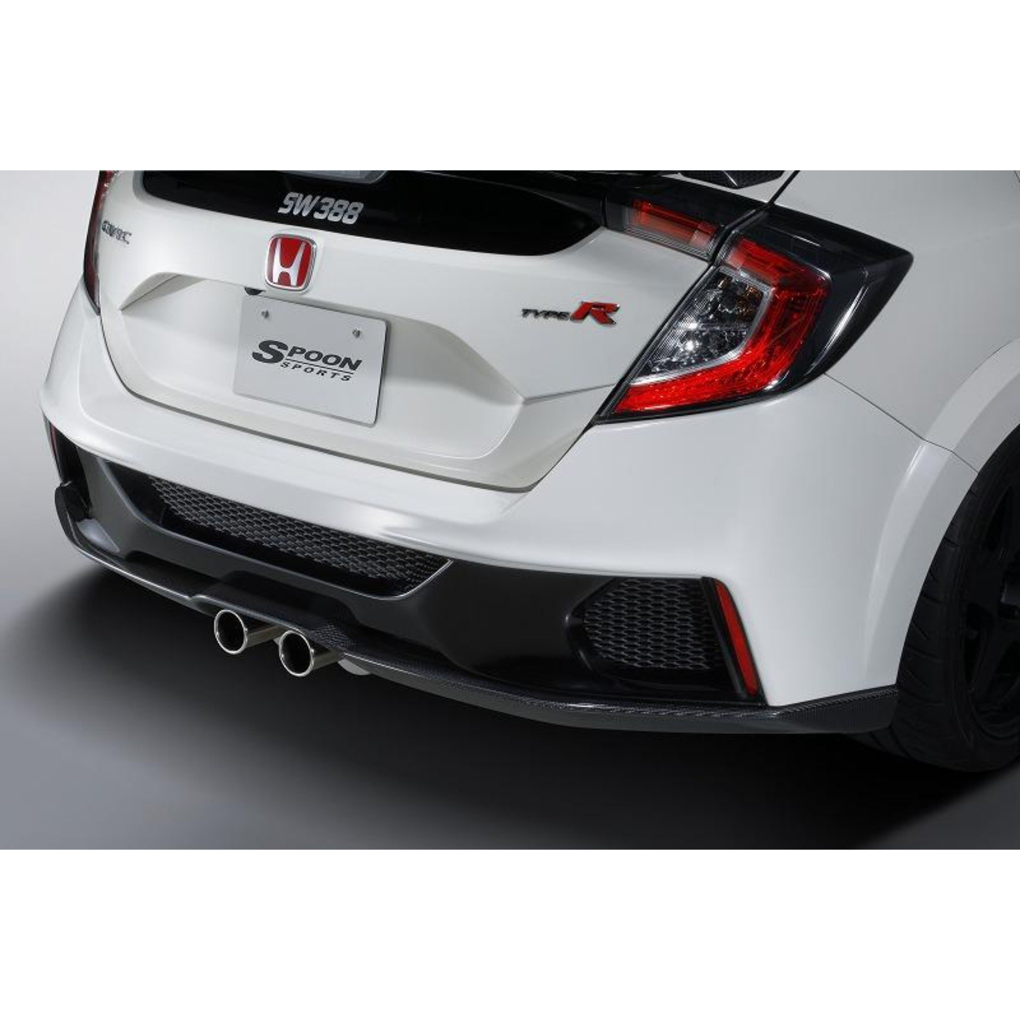 SPOON Aero Rear Bumper Honda Civic Type R FK8 2.0T K20C1 2017
