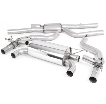 Milltek GPF / OPF Back System with Quad GT-90 Exhaust - Race - Louder | BMW M2 Competition | F87 | 2018+