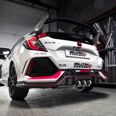 Milltek Sport GT-100 Exhaust Tips | Honda Civic Type R | FK8 2.0T K20C1 | 2017+