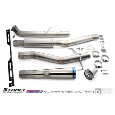 Tomei EXpreme Ti Full Titanium Exhaust System | Honda Civic Type R | FK8 2.0T K20C1 | 2017+