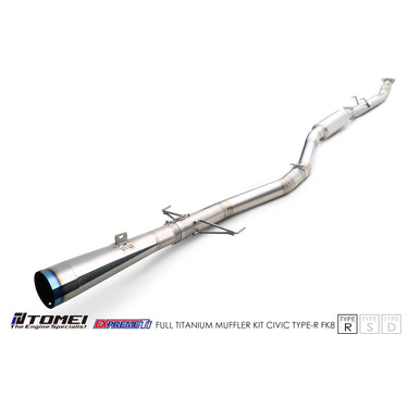 Tomei EXpreme Ti Full Titanium Exhaust System | Honda Civic Type R | FK8 2.0T K20C1 | 2017+