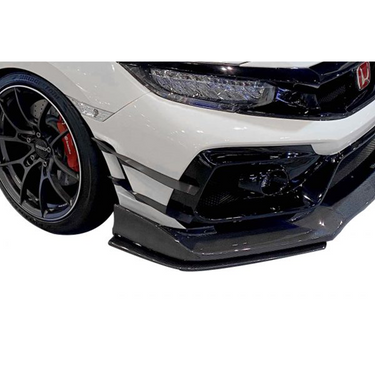 Varis Arising-II Front Bumper Lip Guards | Honda Civic Type R | FK8 2.0T K20C1 | 2017+
