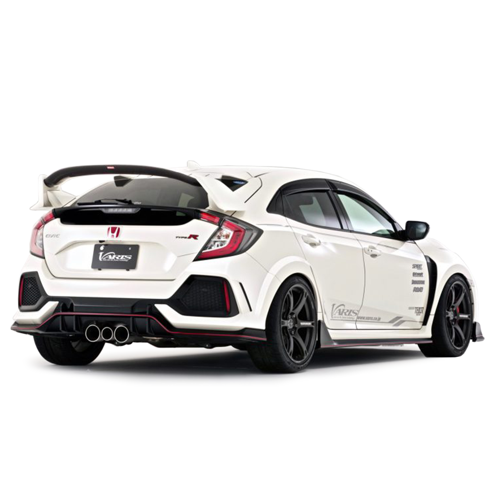 Fk8 Type R Cream Varis Arising-I Rear Wing Flap | Honda Civic Type R | FK8 2.0T K20C1 ...