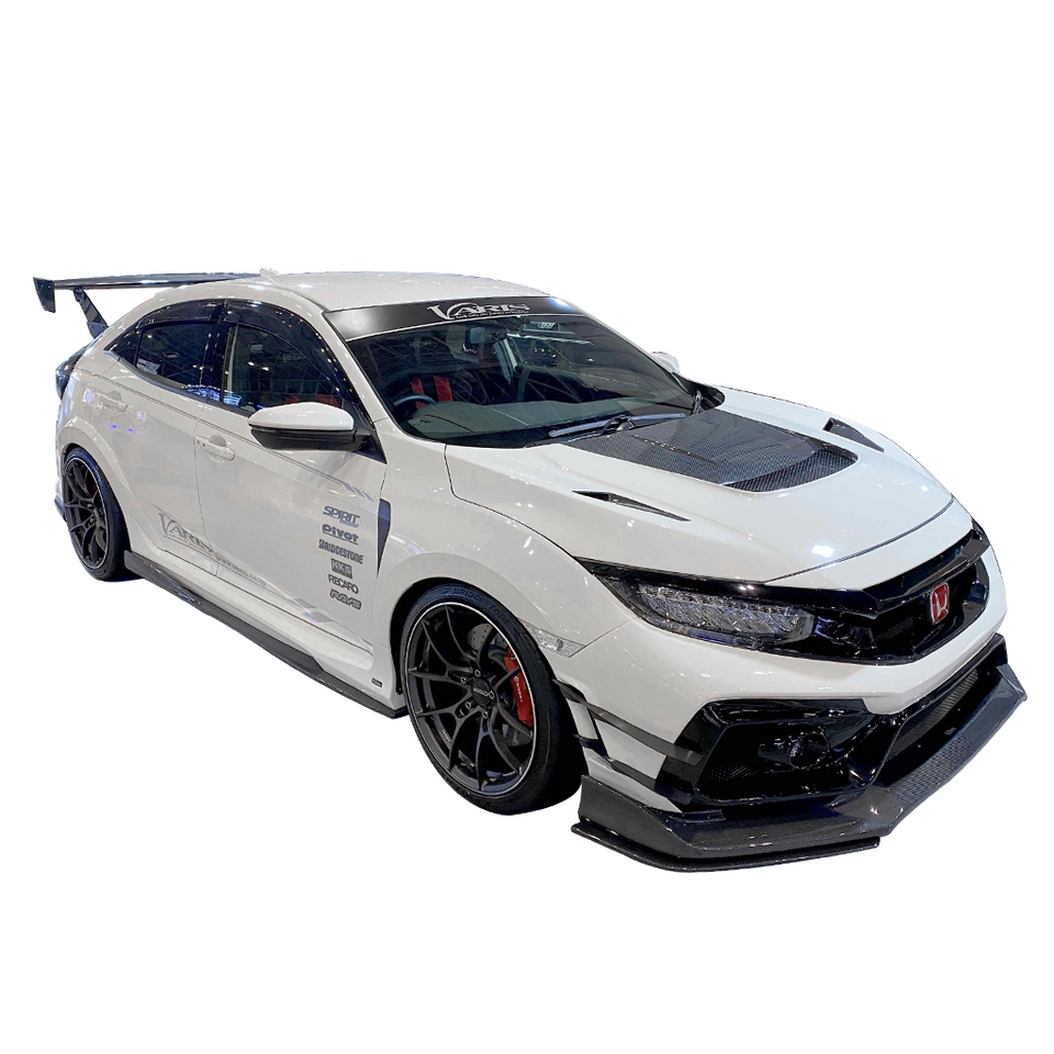Varis Arising-II Front Bumper Set - 4PC | Honda Civic Type R | FK8 2.0 ...