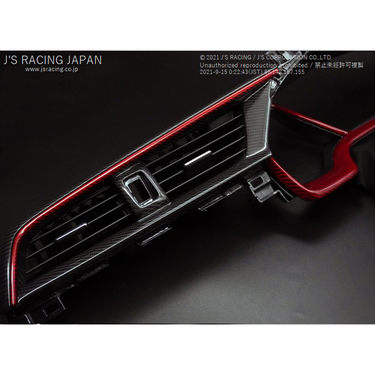 J's Racing Carbon Cluster Surround | Honda Civic Type R | FK8 2.0T K20C1 | 2017+