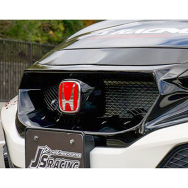 J's Racing Front Carbon Sports Grille | Honda Civic Type R | FK8 2.0T K20C1 | 2017+