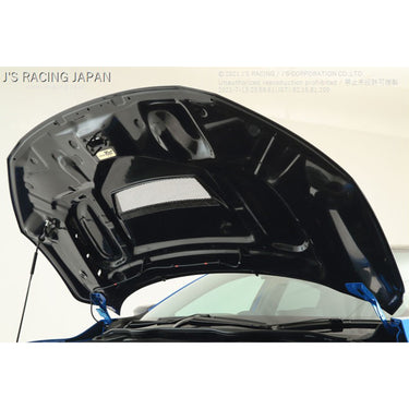 J's RACING Type-V Bonnet Aluminium Net | Honda Civic Type R | FK8 2.0T K20C1 | 2017+