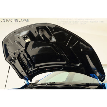 J's RACING Aero Bonnet Type-V Inner Rain Protector | Honda Civic Type R | FK8 2.0T K20C1 | 2017+