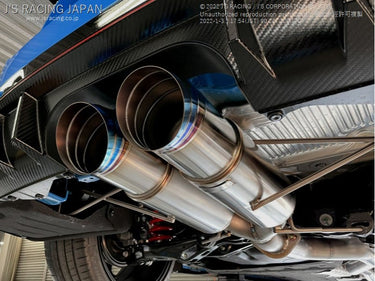 J's Racing FX-PRO Full Titanium Dual Muffler 70RS Exhaust System | Honda Civic Type R | FK8 2.0T K20C1 | 2017+
