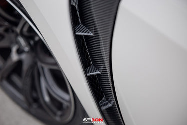 SEIBON Carbon Fibre Wing Ducts | Honda Civic Type R | FK8 2.0T K20C1 | 2017+