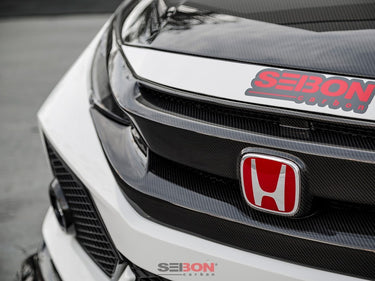 Seibon OEM-Style Carbon Fibre Front Grille | Honda Civic Type R | FK8 2.0T K20C1 | 2017+