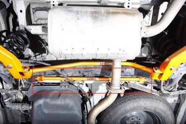 Swave & Summit Rear Lower Short Tie-Bar | Honda Civic Type R | FK2 2.0T K20C1 | 2015-2016