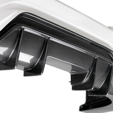 Seibon TT-Style Fibreglass | Carbon Fibre Rear Bumper | Honda Civic Type R | FK8 2.0T K20C1 | 2016+