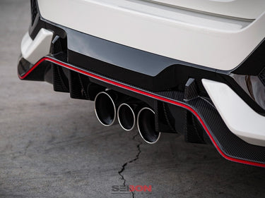 Seibon OEM-Style Carbon Fibre Rear Lip | Honda Civic Type R | FK8 2.0T K20C1 | 2017+